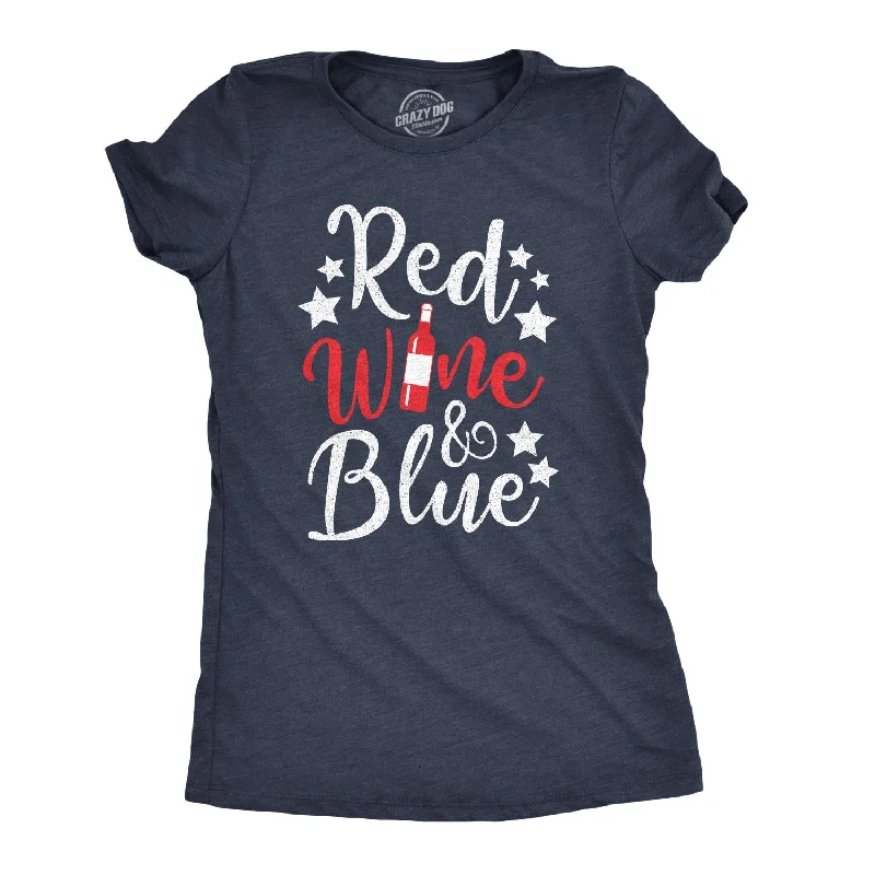 Red Wine And Blue Women's T Shirt