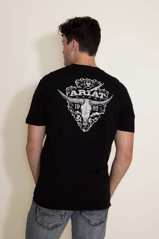 Ariat Arrowhead T-Shirt for Men in Black  | 10042635-BLACK