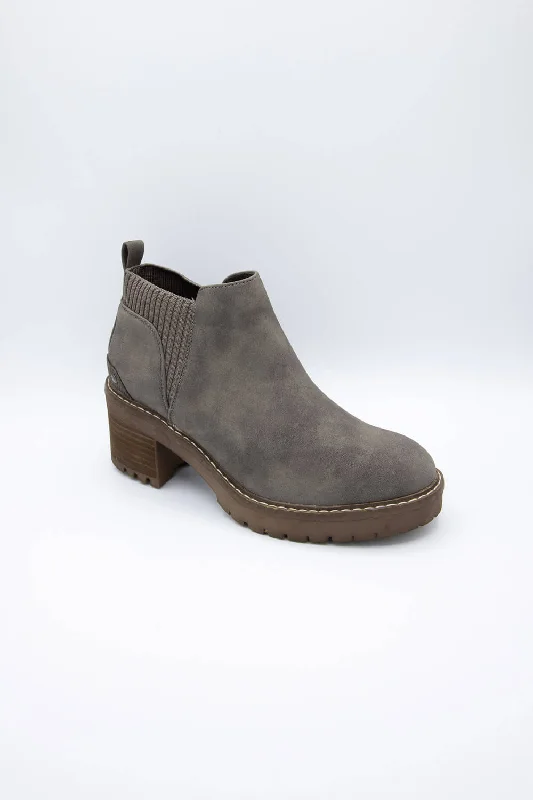 B52 by Bullboxer Lug Booties for Women in Taupe | 275509F6-TAUPE