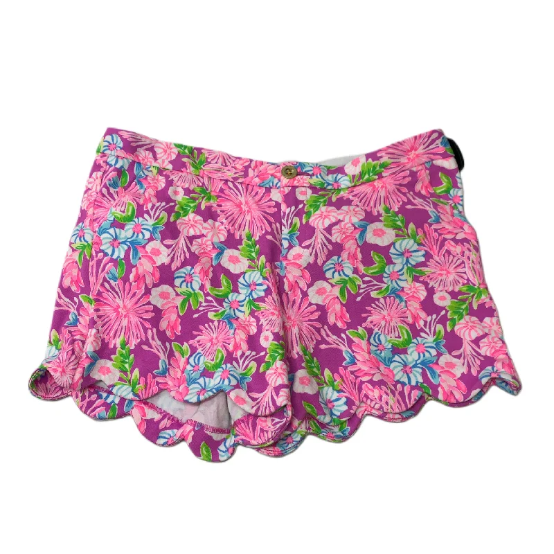 Pink & Purple  Shorts Designer By Lilly Pulitzer  Size: L