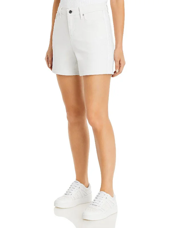 Womens Stretch Logo Casual Shorts